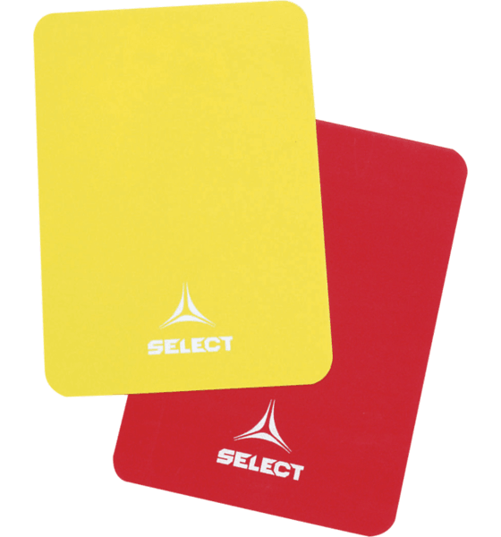 
SELECT, 
REFEREE CARD SET INCLUDING YELLOW/RED, 
Detail 1
